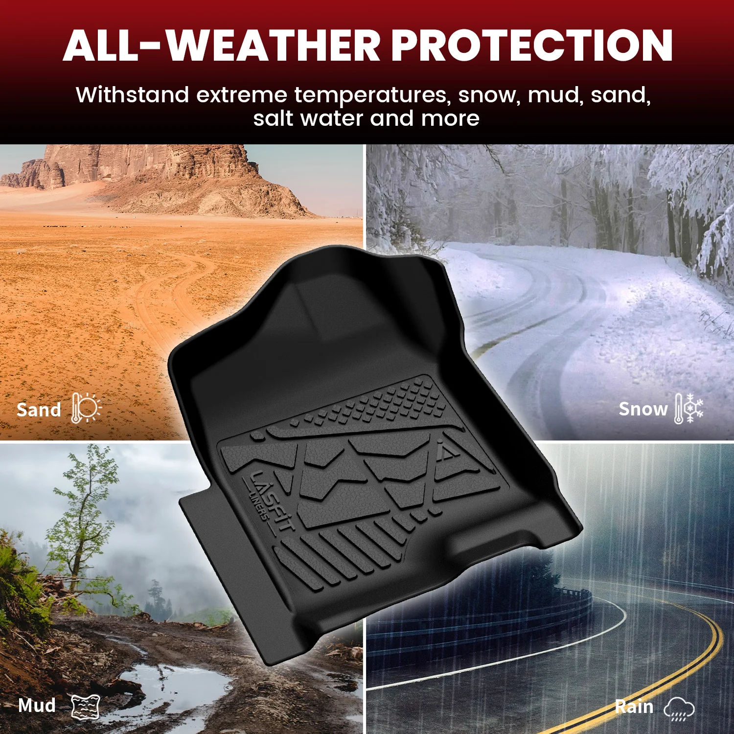 Fit for 1999-2006 Chevrolet Silverado 1500 Floor Mats, Fit Without 4*4 Shifter Only - Image 15