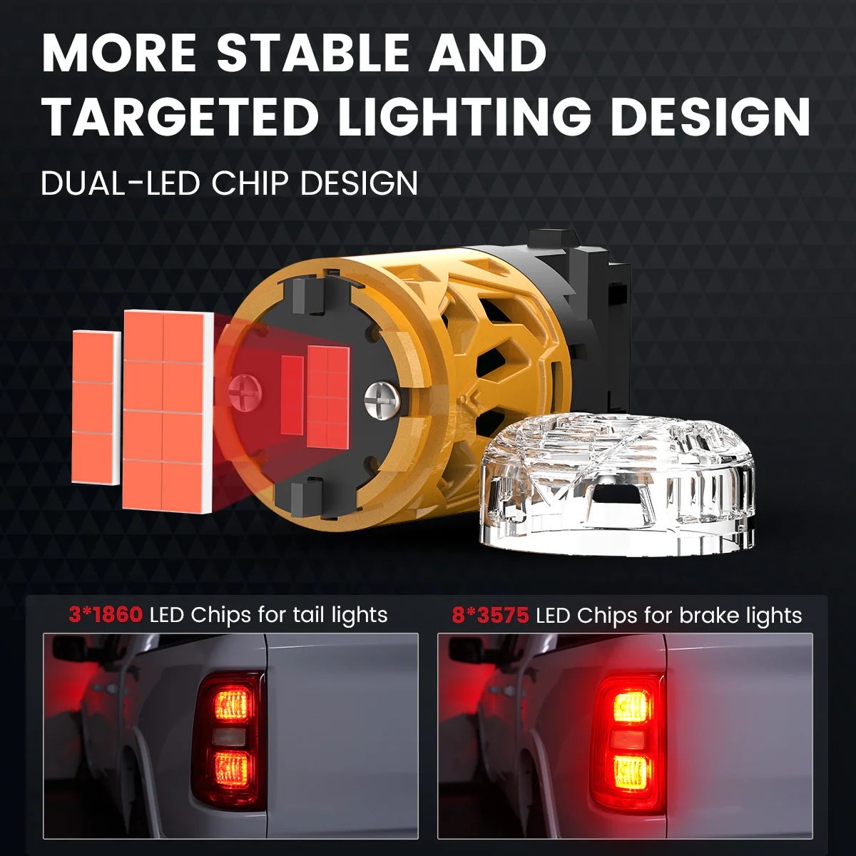Fit for 2005-2009 Ford Mustang H13 LED Bulbs Exterior Interior Lights - Image 24