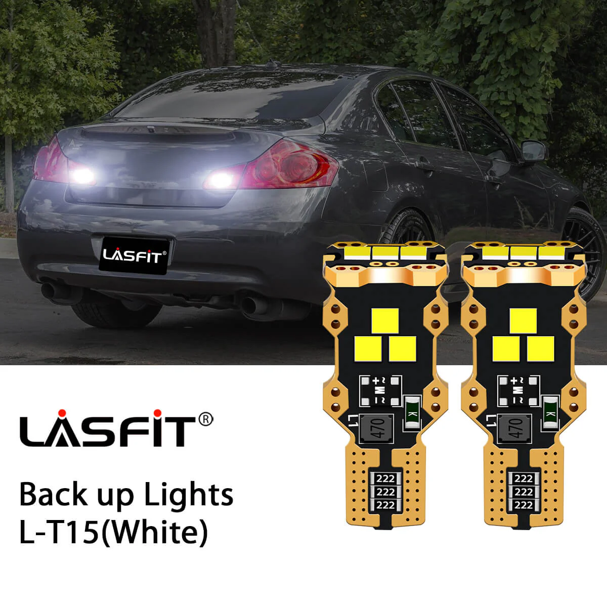 Fit for 2006-2008 Infiniti G35 D2S D2R HID to LED Bulbs Exterior Interior Lights - Image 15