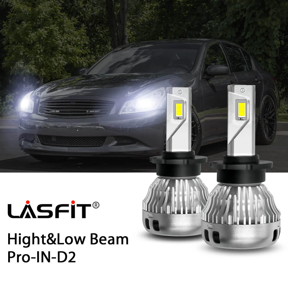 Fit for 2006-2008 Infiniti G35 D2S D2R HID to LED Bulbs Exterior Interior Lights - Image 4
