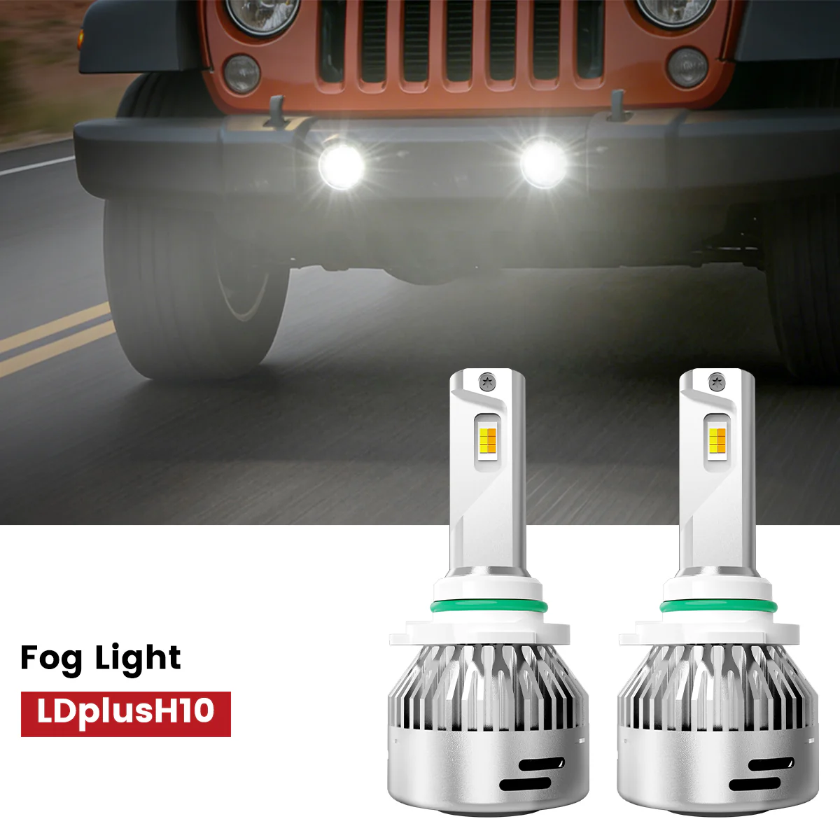 Fit for 2007-2009 Jeep Wrangler The Brightest LED Bulbs Upgrade - Image 45