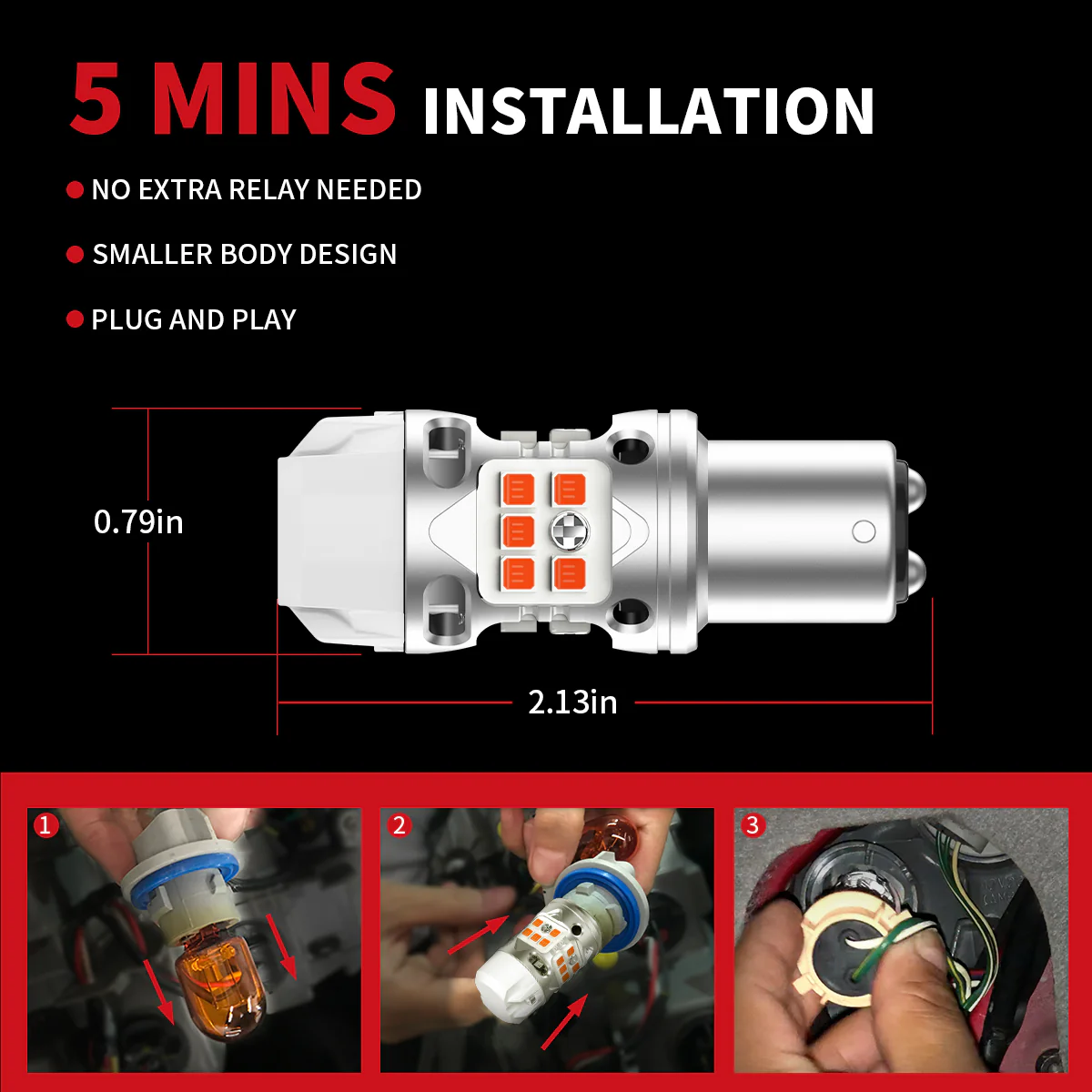 Fit for 2017-2020 Hyundai Ioniq Custom H7 LED Bulbs Exterior Interior Lights Plug and Play - Image 16