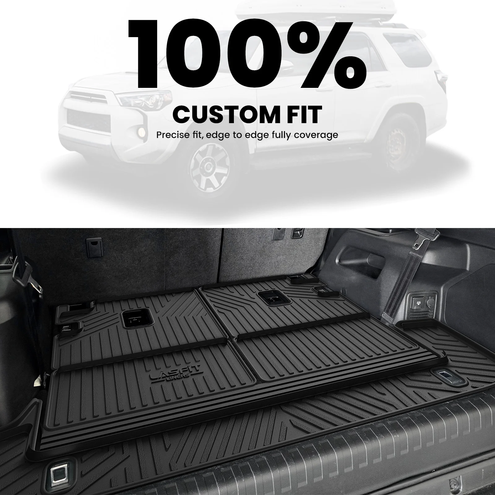 Fit for 2010-2012 Toyota 4Runner Seatback & Cargo Mats - Image 13