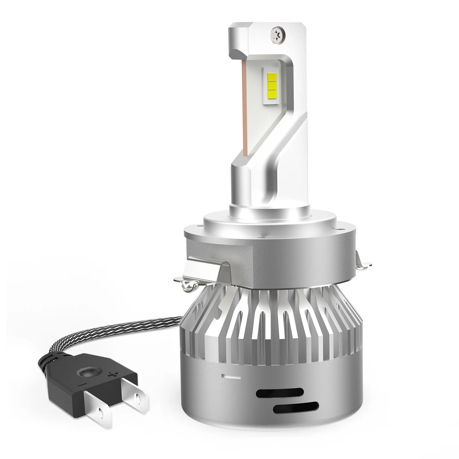 Custom H7 LED Bulbs Fit for Mercedes Benz Volkswagen Tiguan with Retainer Adapter Plug n Play | 2 Bulbs - Image 11