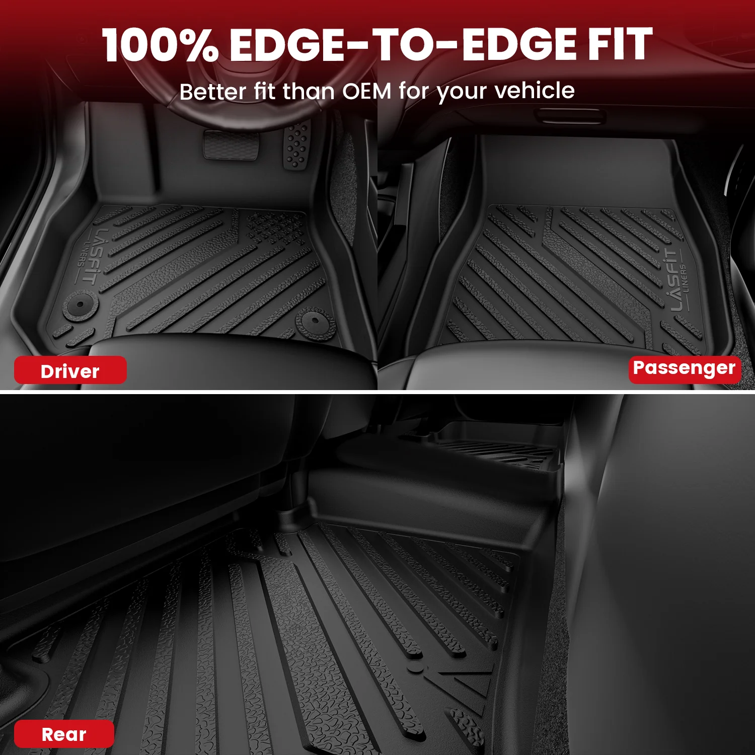 Fit for 2011-2018 Volkswagen Jetta Floor Mats or Cargo Mat, Not Fit Jetta SportWagen - Image 21