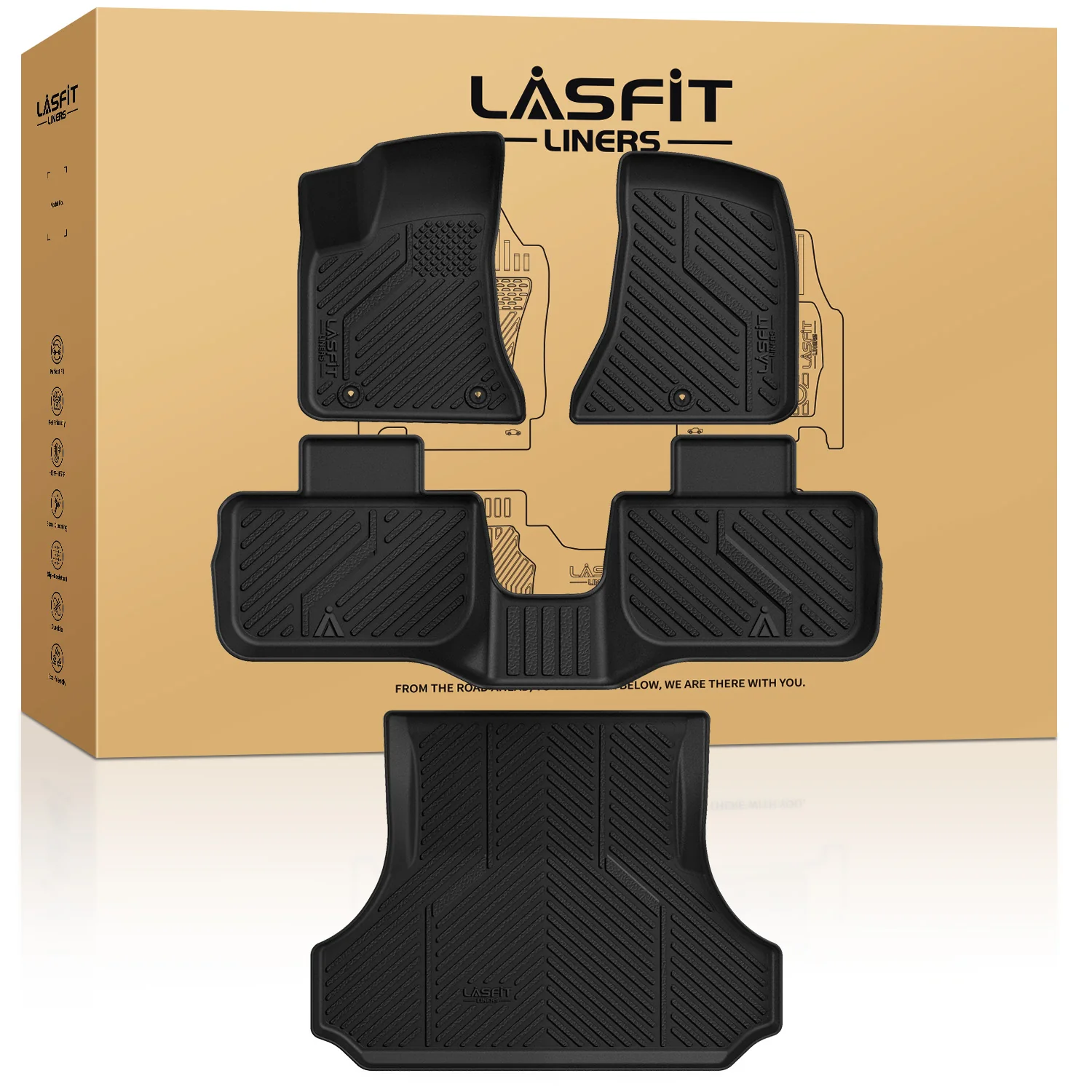 Fit for 2011-2023 Chrysler 300 Floor Mats or Cargo Mat（Cargo Without Subwoofer） - Image 16