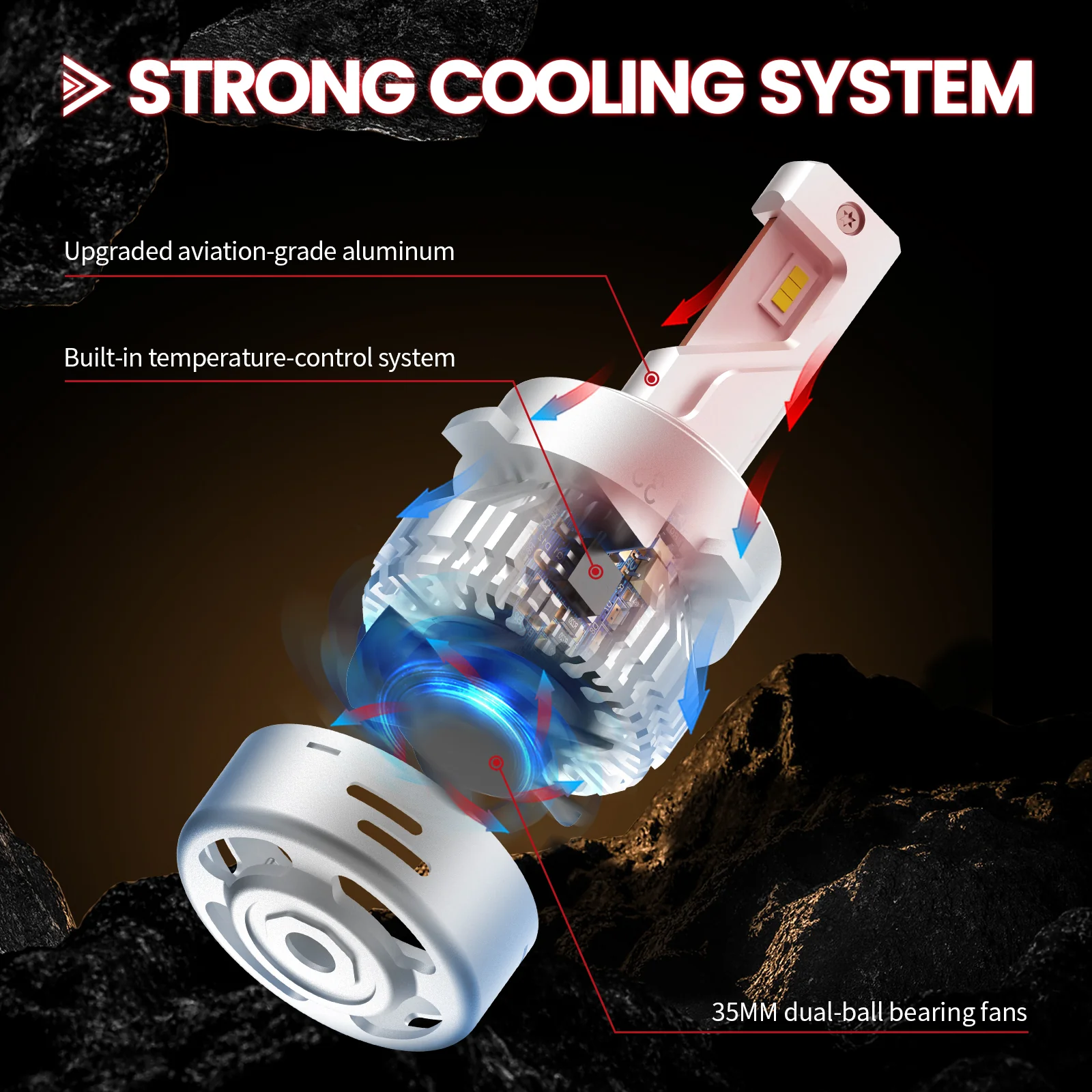 Custom Designed H7 LED Bulbs Retainer Adapter Perfect Fit for Kia / Hyundai | Pro Series - Image 5