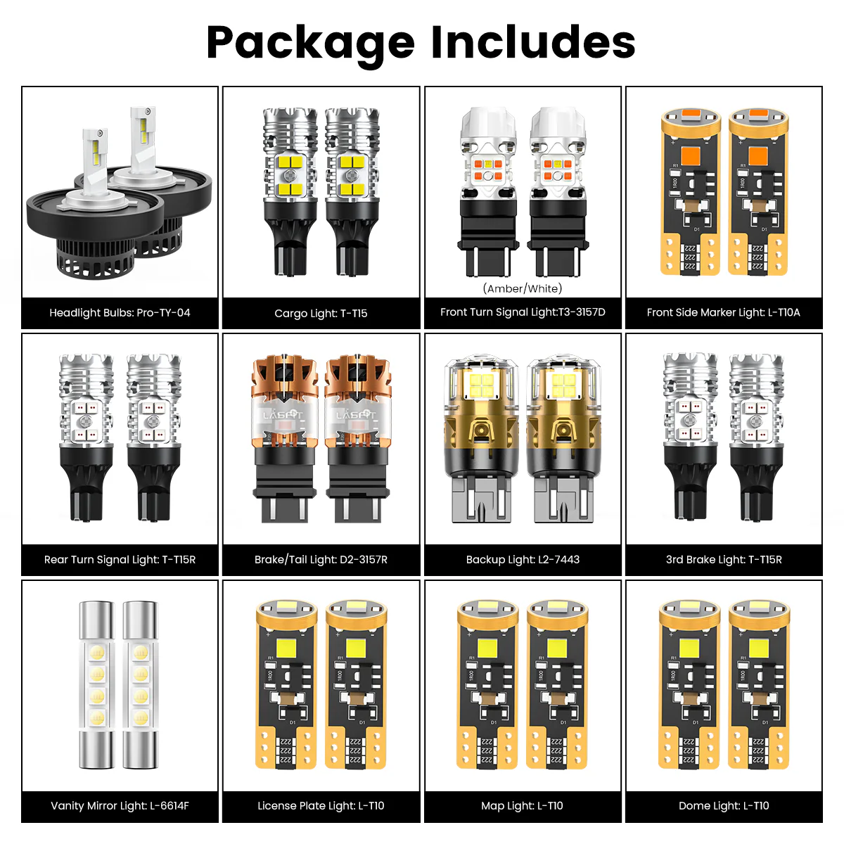 Custom Engineered for 2018-2021 Toyota Tundra LED Bulbs Upgrade | Tested and Verified - Image 54