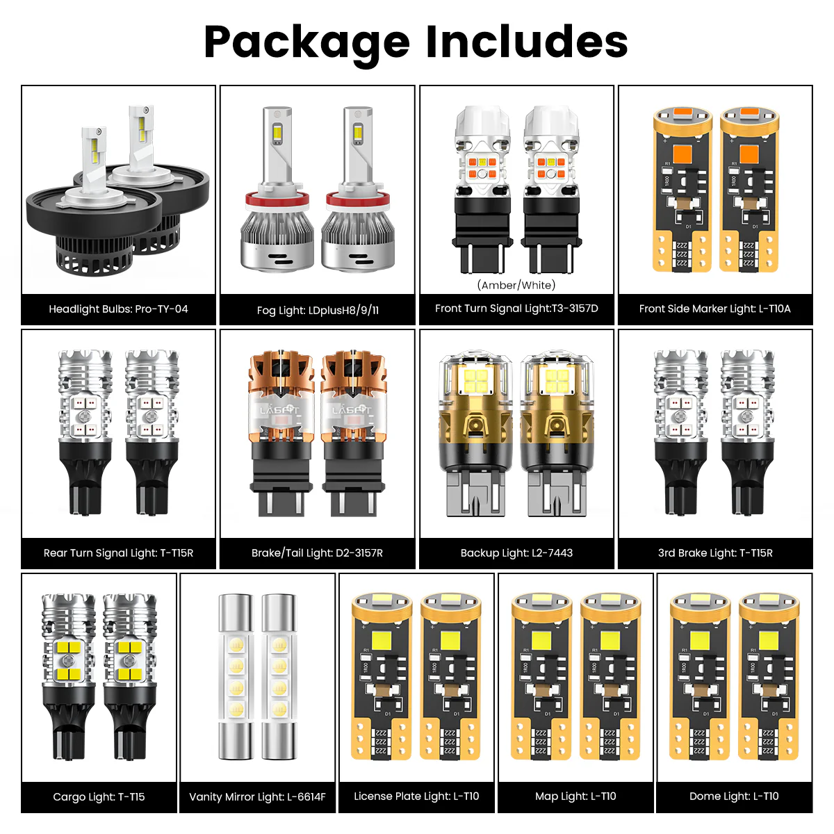 Custom Engineered for 2018-2021 Toyota Tundra LED Bulbs Upgrade | Tested and Verified - Image 67