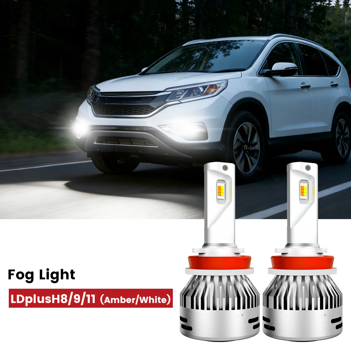 Fit for 2015-2016 Honda CR-V LED Bulbs H11 9005 Exterior Interior Lights Plug n Play - Image 14