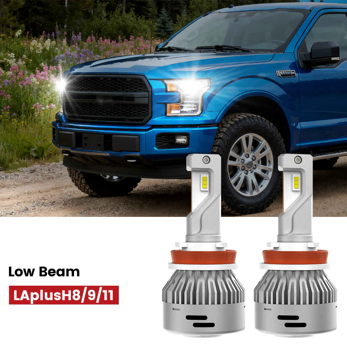 Fit for 2015-2017 Ford F-150 Custom H11 9005 LED Bulbs - Image 44