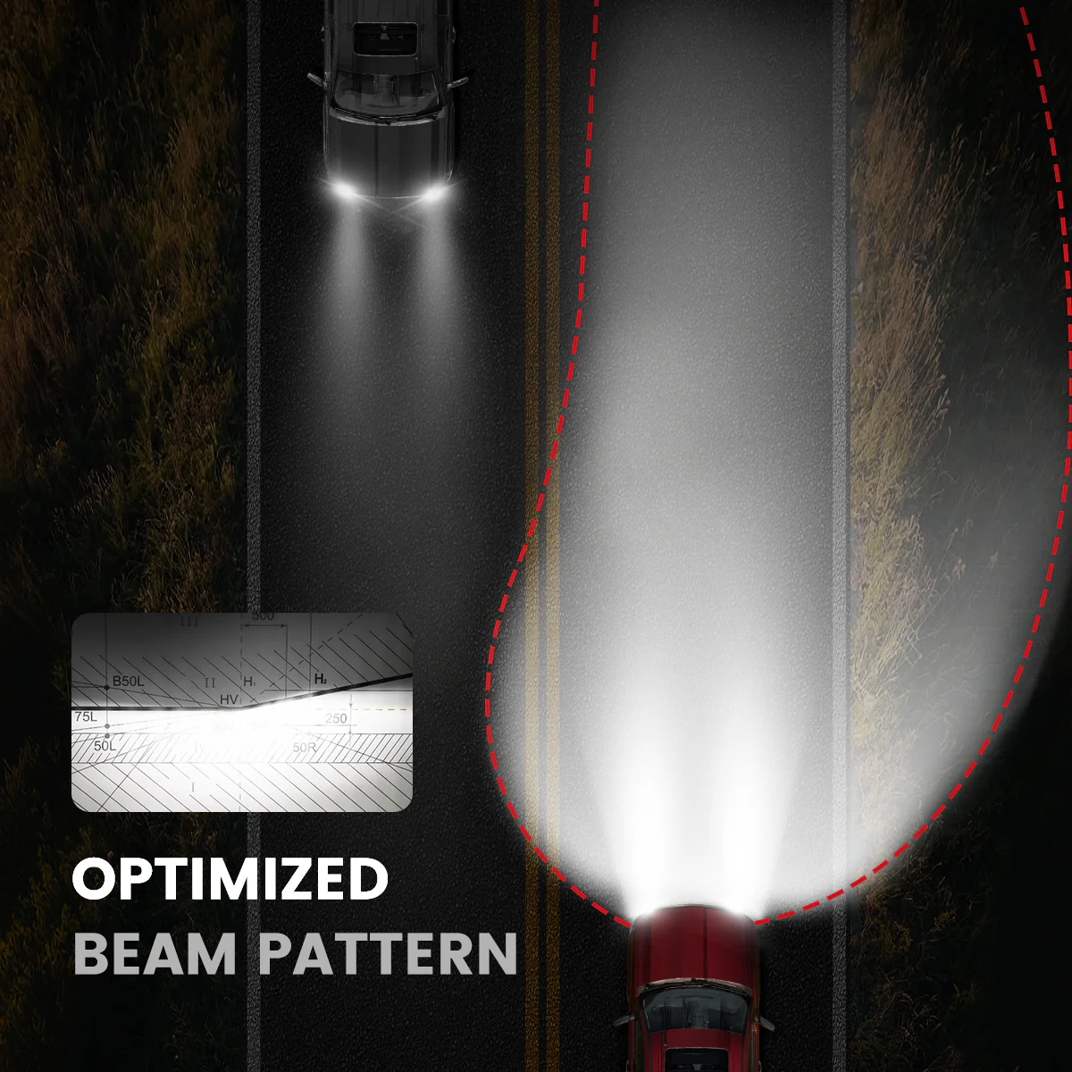 Custom Engineered for 2021-2023 Ford F-150 XL STX XLT LED Bulbs Upgrade | Tested and Verified - Image 48