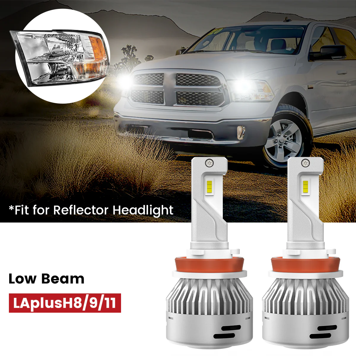 Fit for 2016-2018 Ram 1500 LED Bulbs Upgrade | Tested and Verified - Image 13