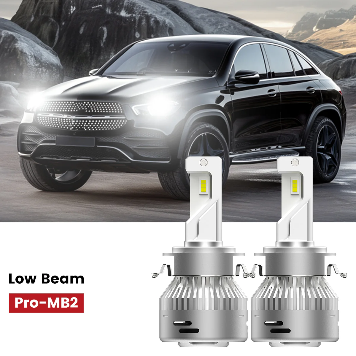 Fit for 2016-2019 Mercedes Benz GLE-Class LED Headlight Bulbs Plug & Play - Image 4