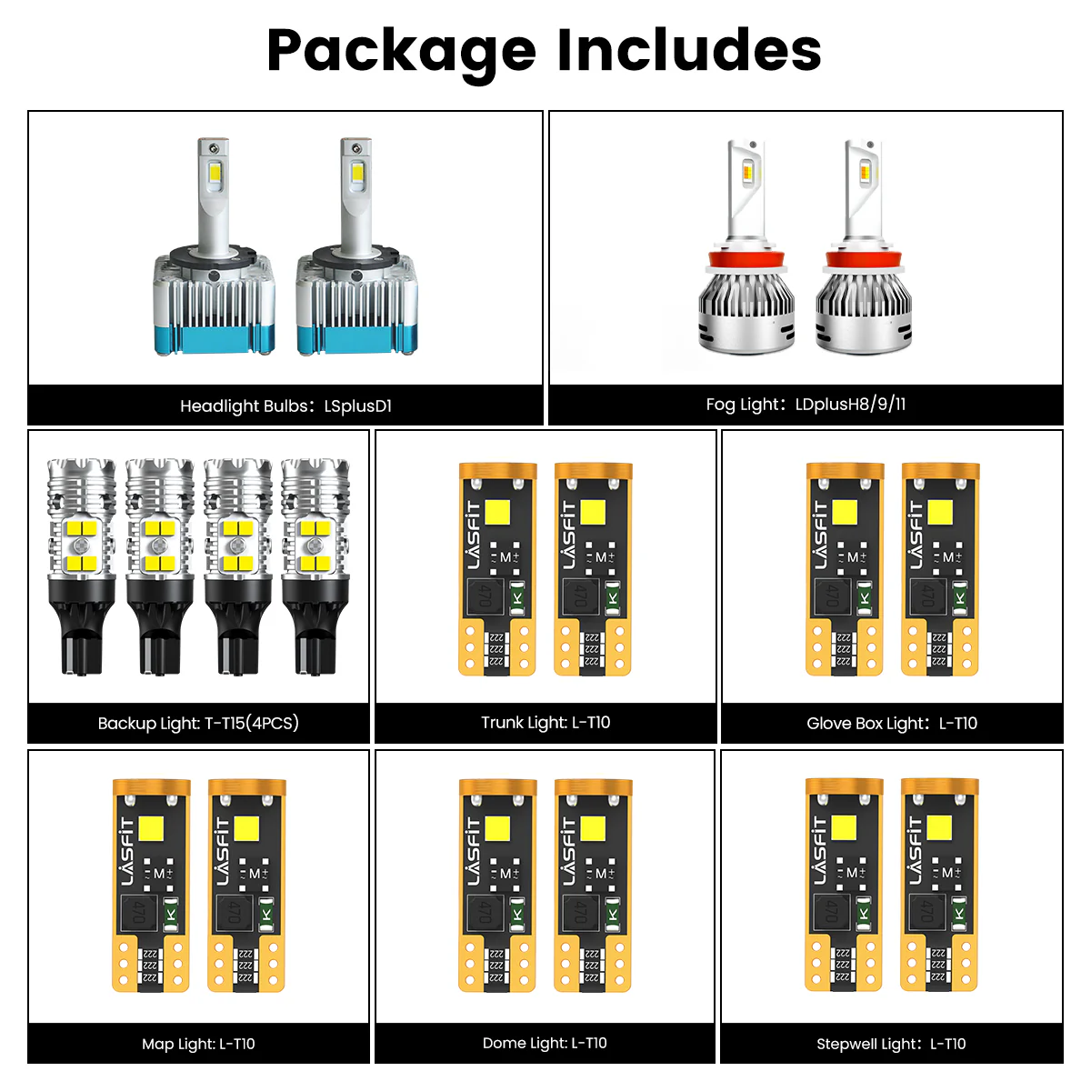 Fit for 2016-2020 Dodge Durango The Brightest LED Bulbs Upgrade | Tested and Verified - Image 2