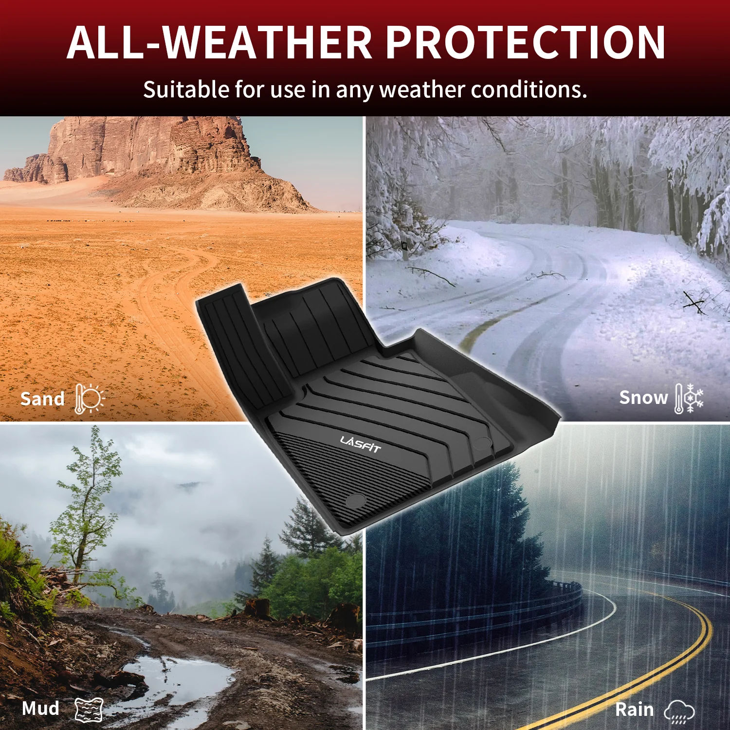 Fit for 2017-2023 BMW 5 Series Floor Mats or Cargo Mat, for 530e 530i 540i 540d m550i, Not Fit GT - Image 15