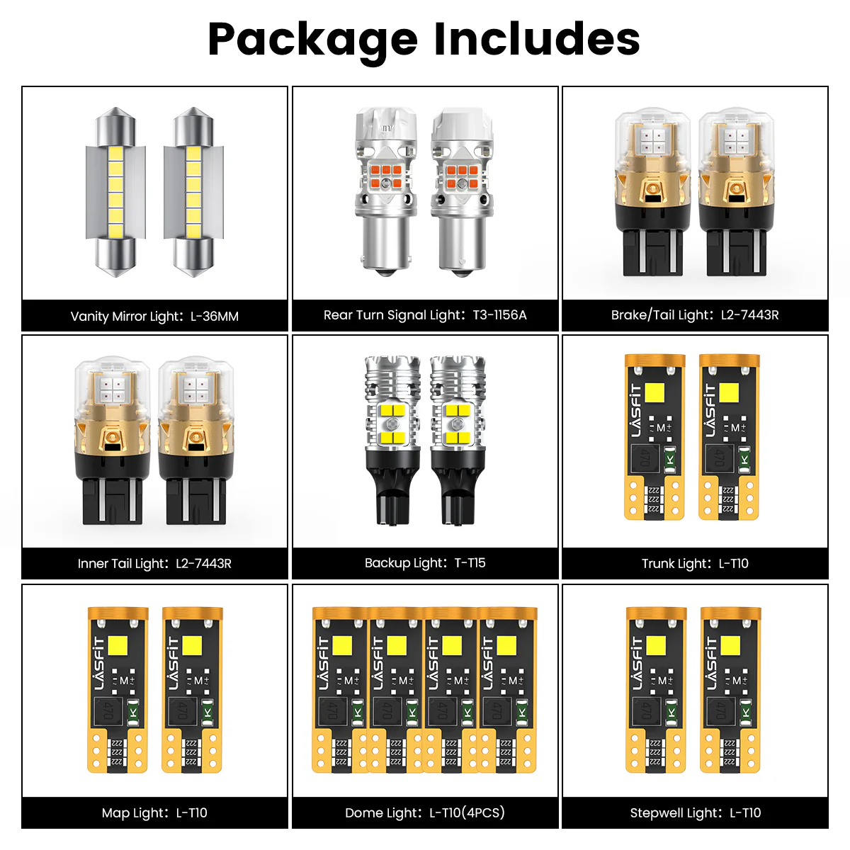 Fit for 2018-2020 Volkswagen Atlas LED Bulbs Upgrade | Tested and Verified - Image 8