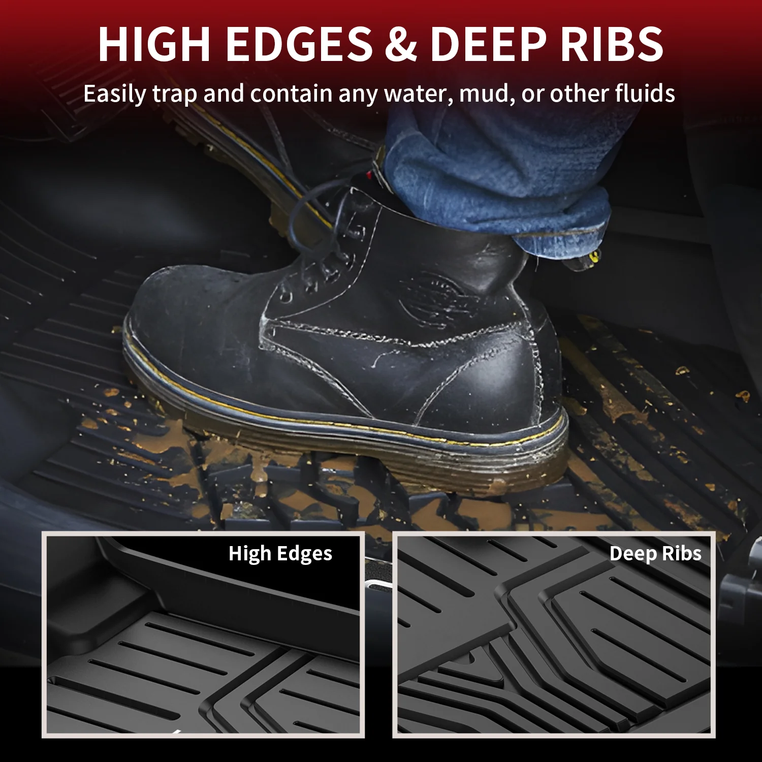 Fit for 2018-2026 Honda Odyssey TPE Custom Floor Mats or Rear Cargo Mat - Image 2