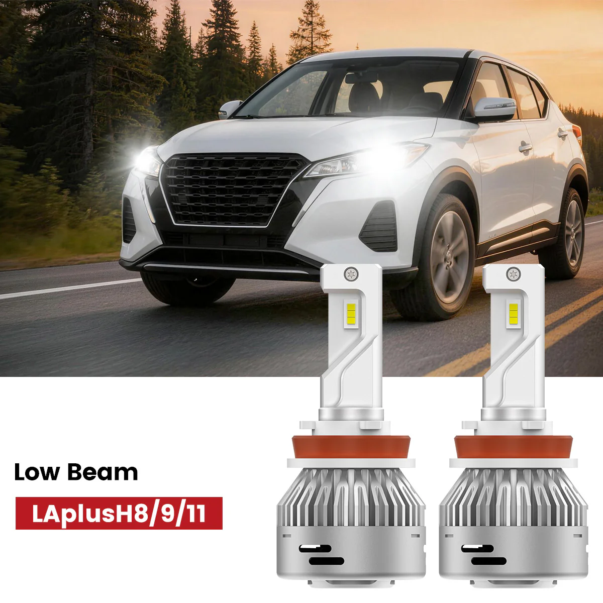 Fit for 2018-2024 Nissan Kicks H11 H9 LED Bulbs - Upgraded Series - Image 7