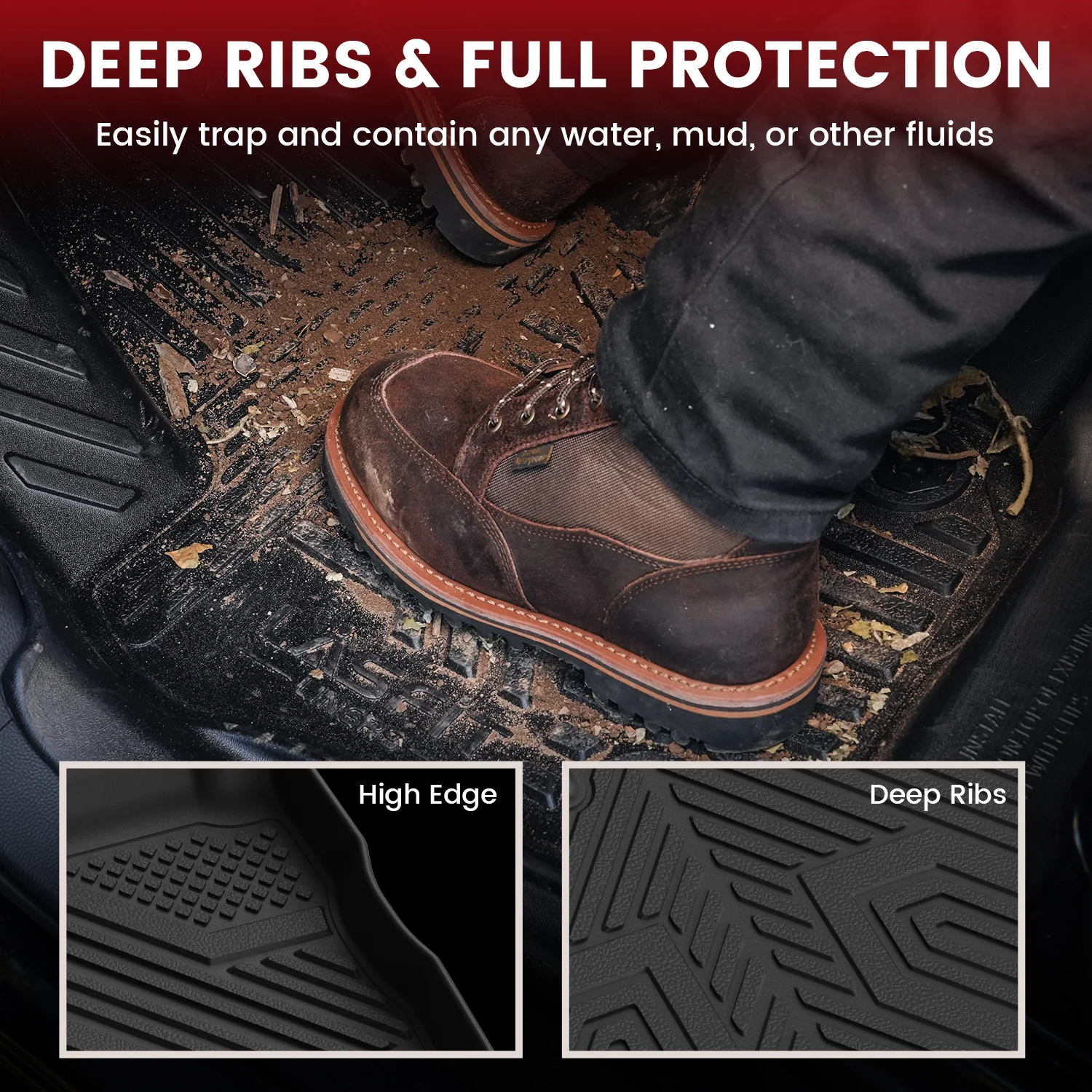 Fit for 2018-2024 Nissan Kicks and 2025 Nissan Kicks Play Floor Mats & Cargo Mat - Image 4