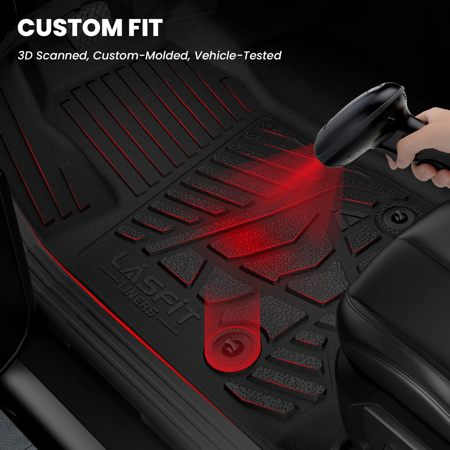 Fit for 2019-2026 GMC Sierra & Sierra Denali 1500 Floor Mats, Fit Carpet Floor Only, Not Fit 2019 Sierra LD - Image 32