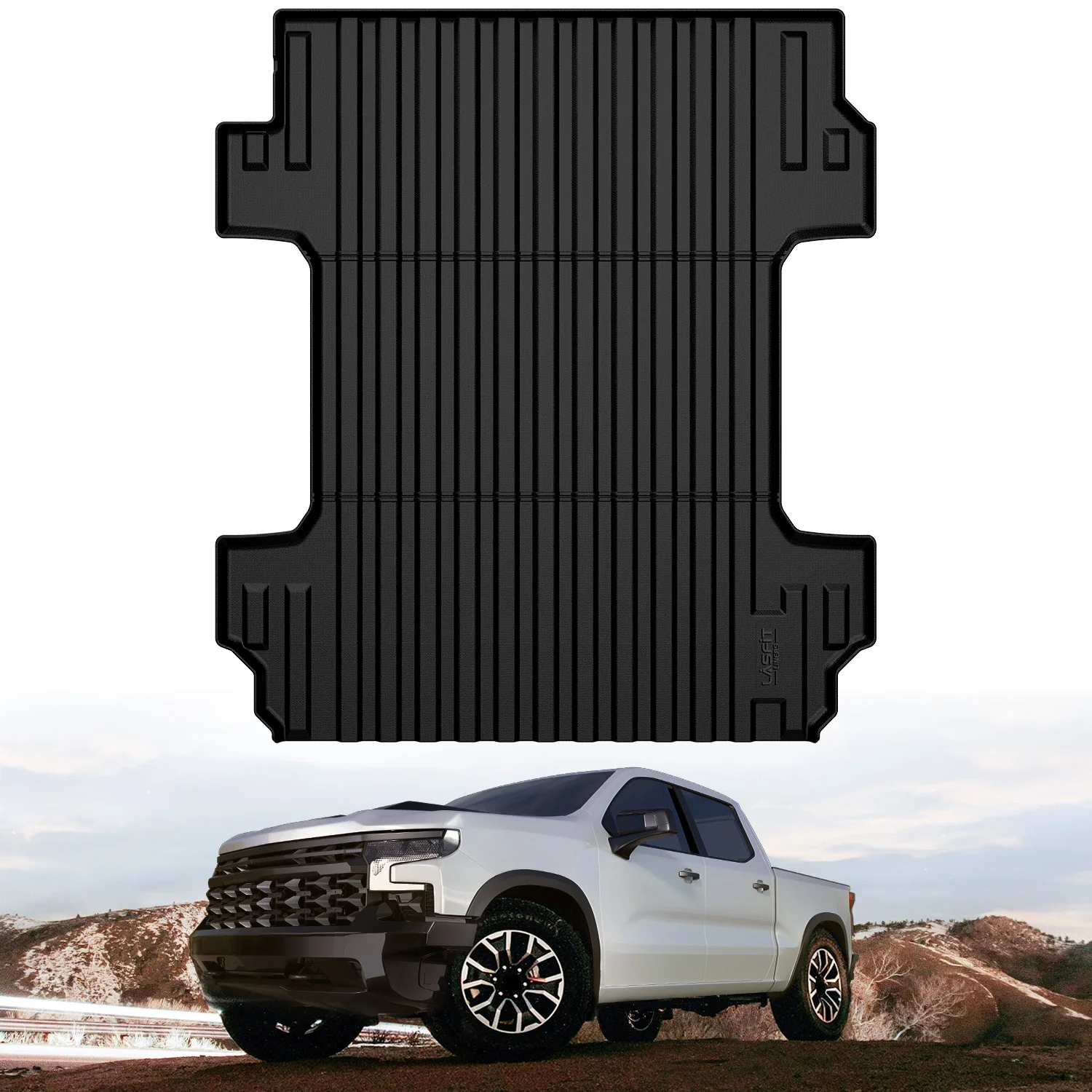 Fit for 2019-2026 Chevrolet Silverado 1500 Truck Bed Mat or Tailgate Mat, Not for 2019 Silverado LD - Image 24