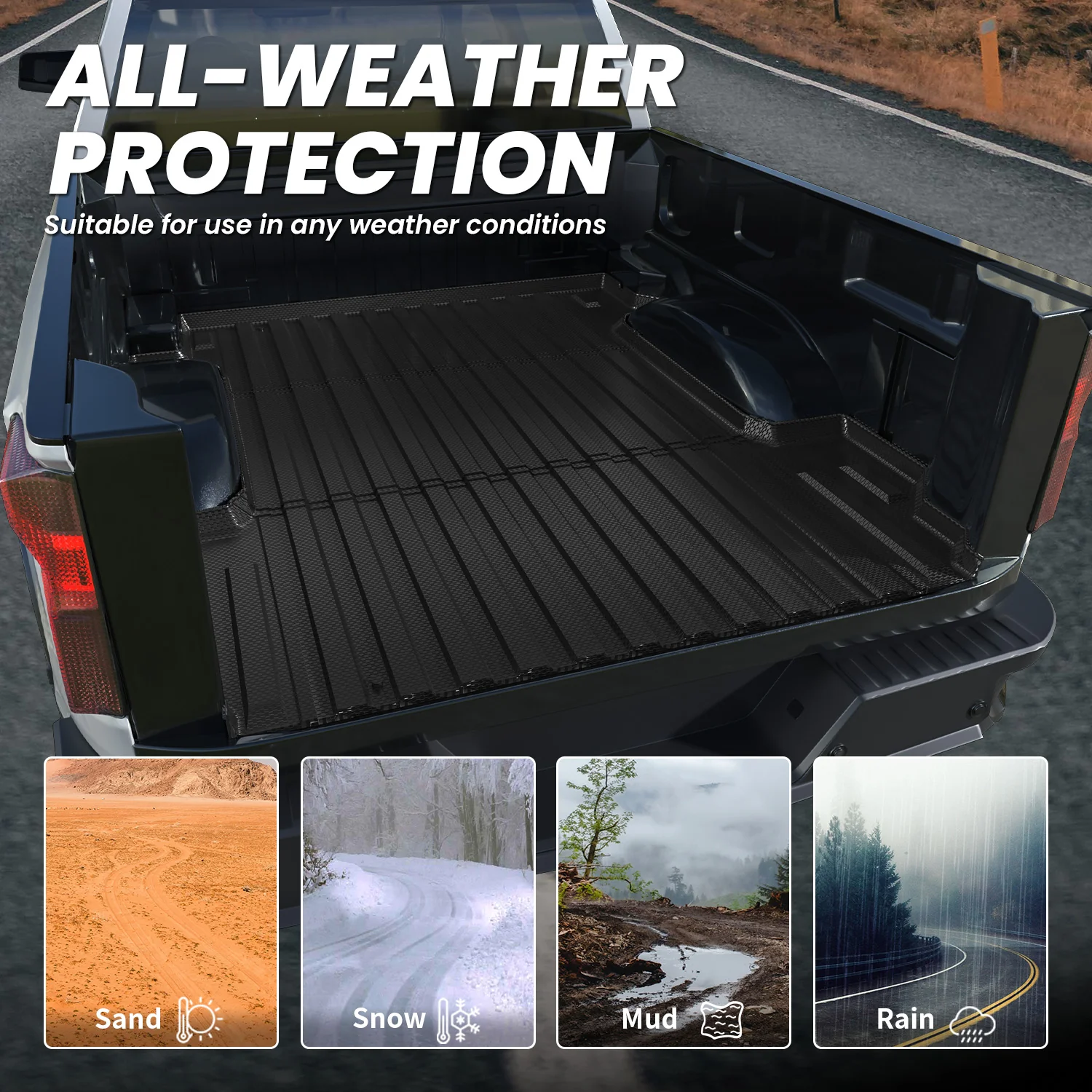 Fit for 2019-2026 Chevrolet Silverado 1500 Truck Bed Mat or Tailgate Mat, Not for 2019 Silverado LD - Image 26