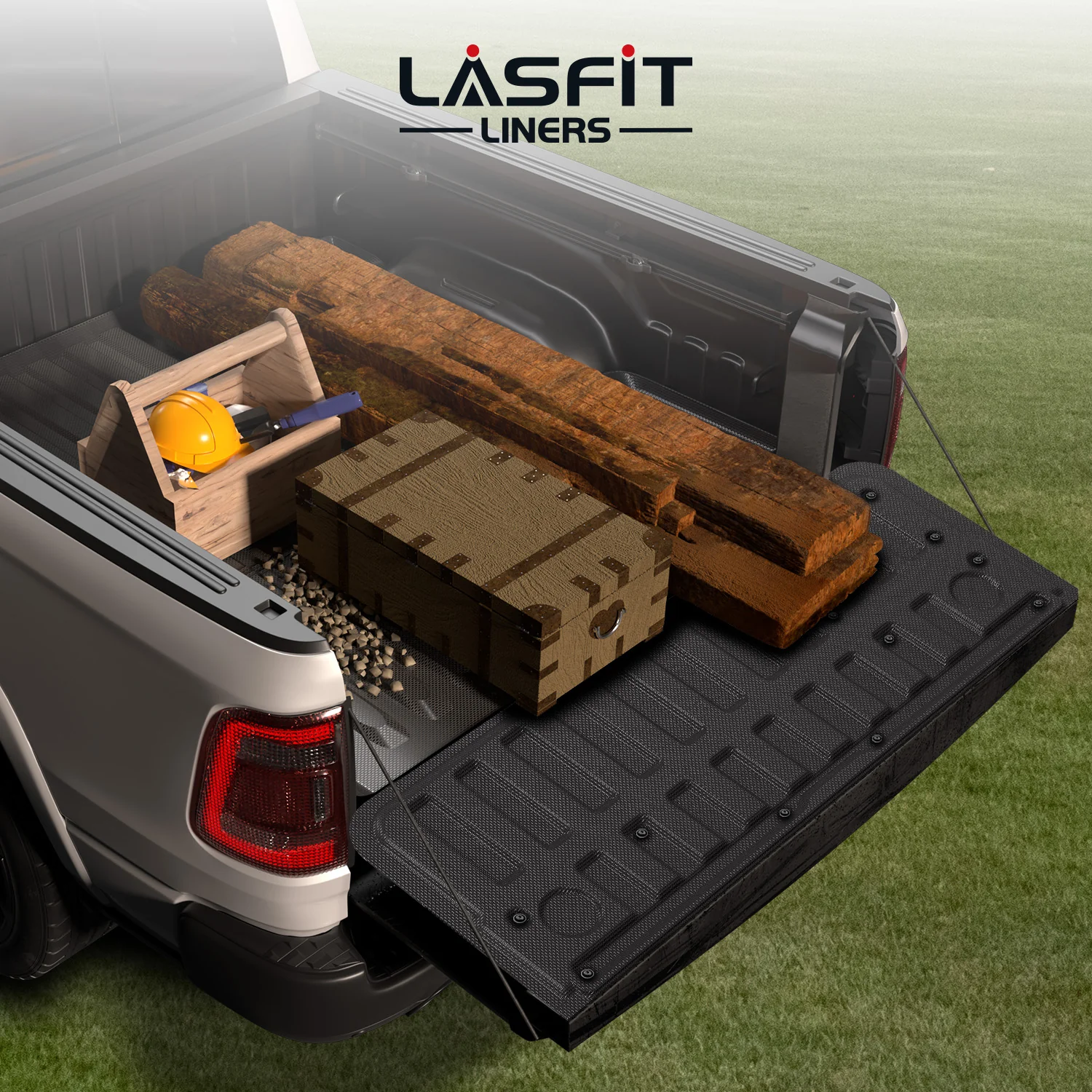 Fit for 2019-2026 Ram 1500 Truck Tailgate Mat - Image 19