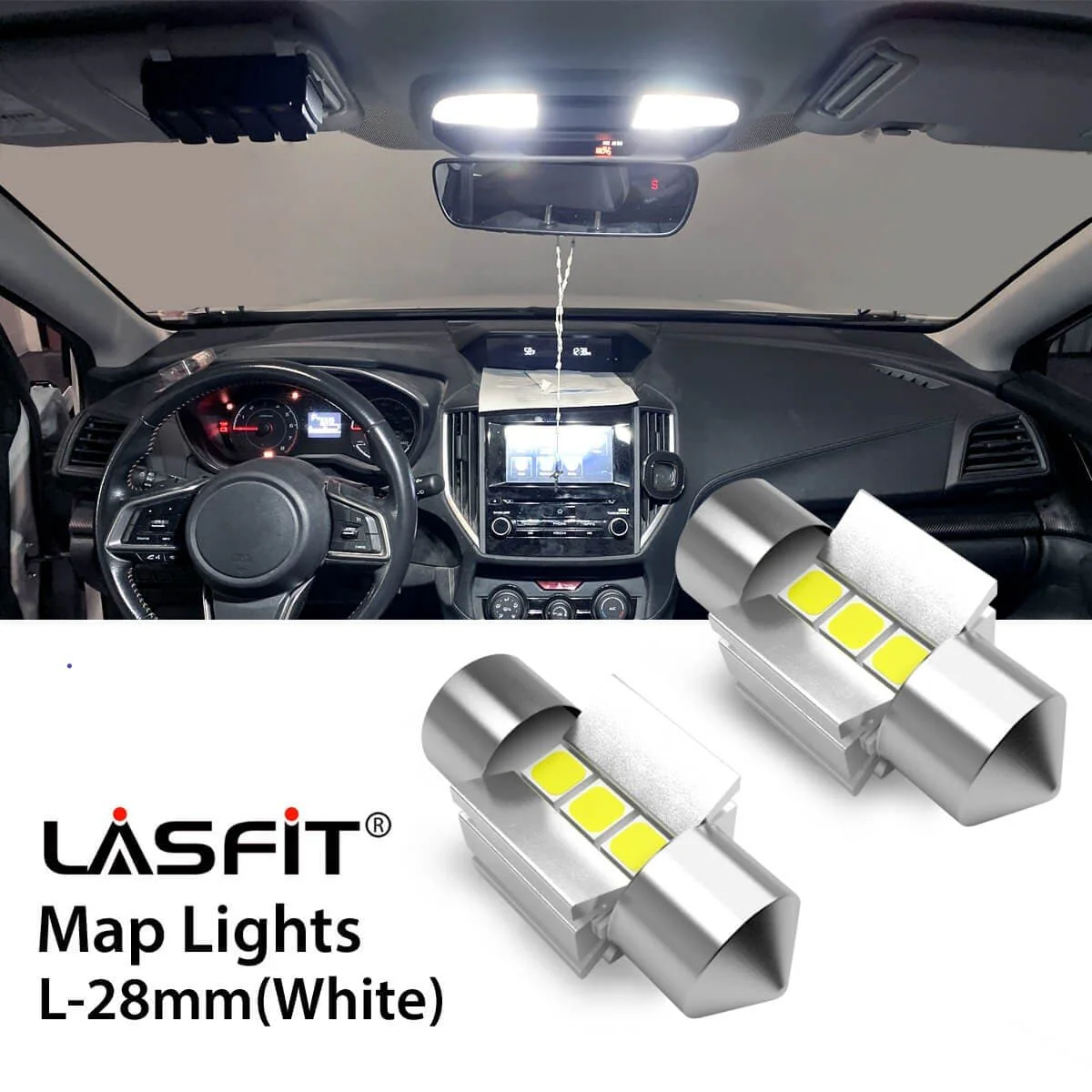 Fit for 2018-2021 Subaru Crosstrek LED Bulbs H11 Exterior Interior Lights Plug and Play - Image 35