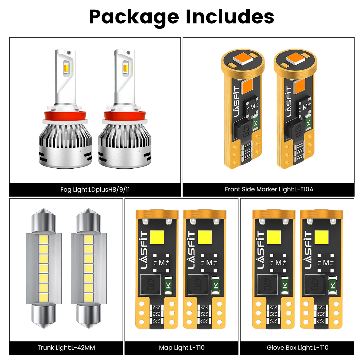 Fit for 2018-2021 Volkswagen Tiguan Custom H7 LED Bulbs Upgrade | Tested and Verified - Image 36