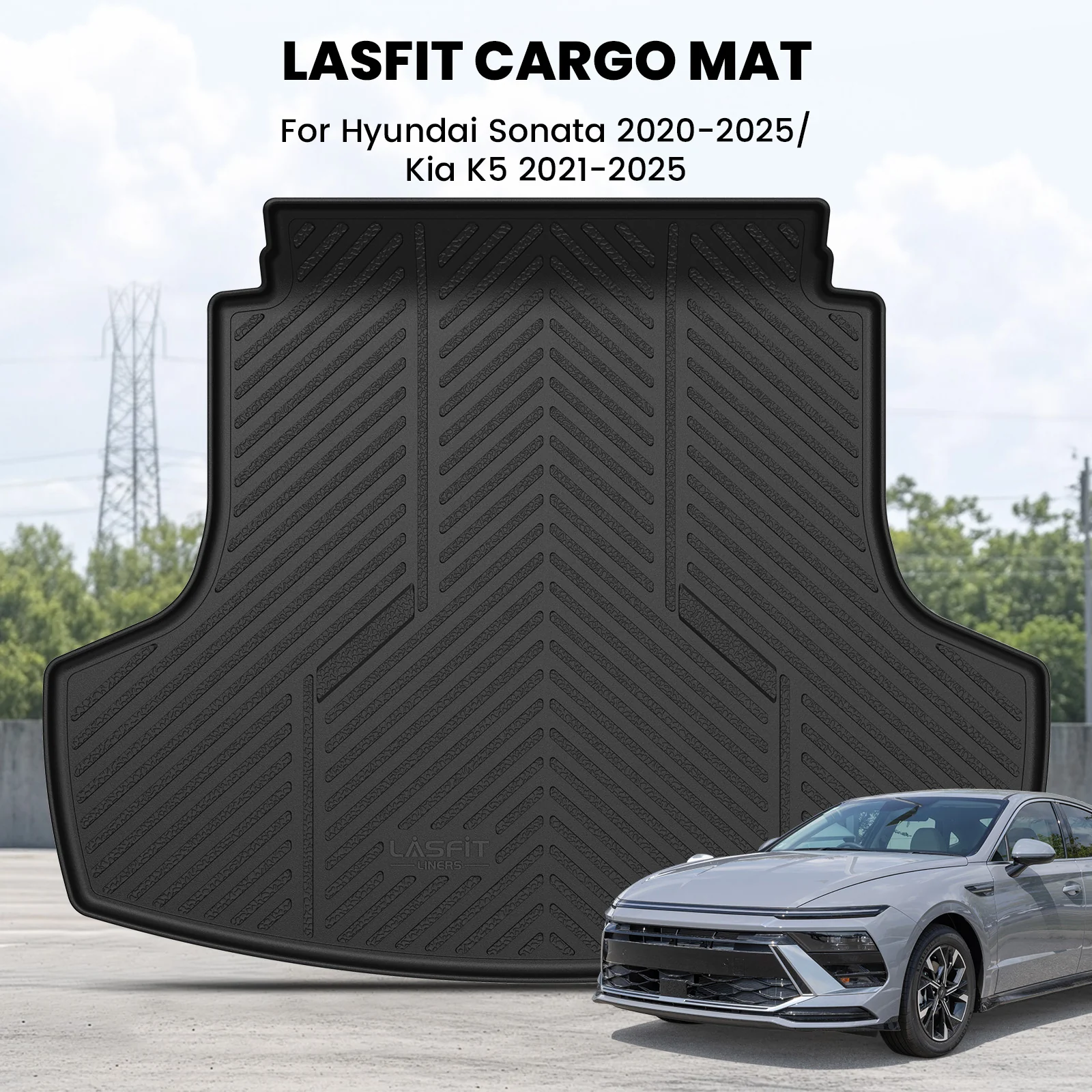 Fit for 2020-2026 Hyundai Sonata Floor Mats or Cargo Mat, Don't Fit Hybrid - Image 43