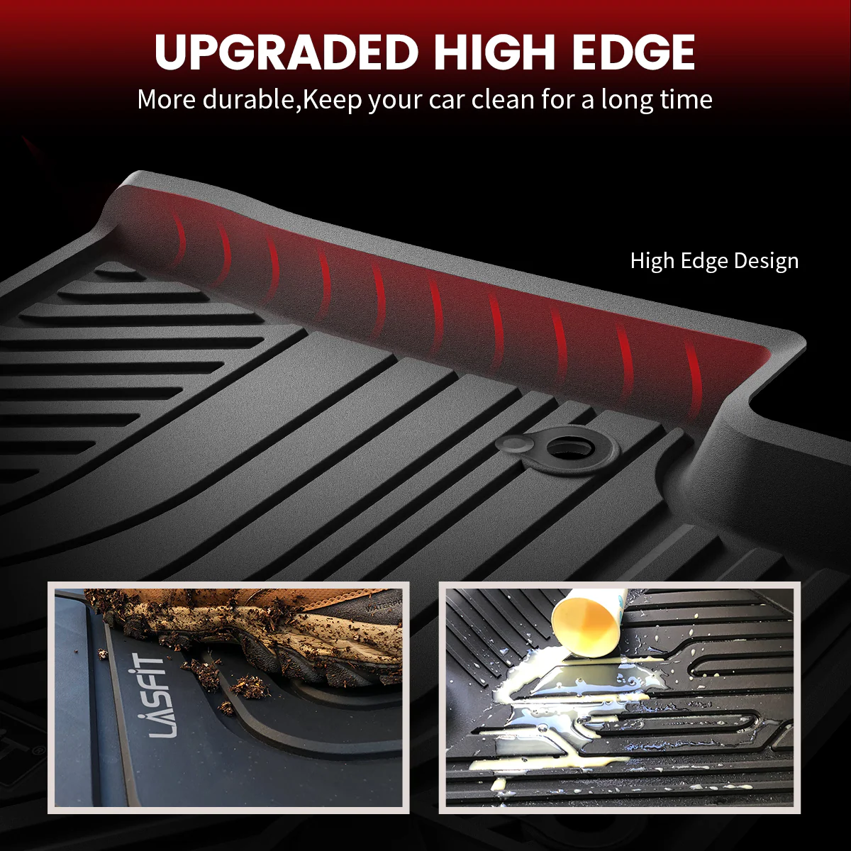 Fit for 2020-2026 Toyota Highlander Floor Mats or Cargo Mat, Fit Gasoline & 8 Seats Only - Image 4