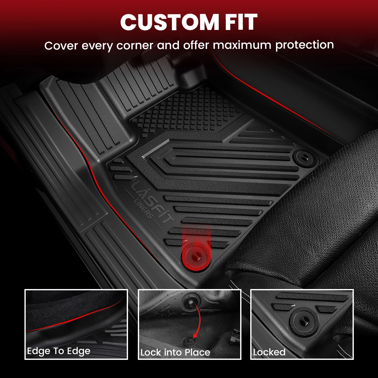 Fit for 2020-2026 Buick Encore GX Floor Mats & Cargo Mat - Image 3