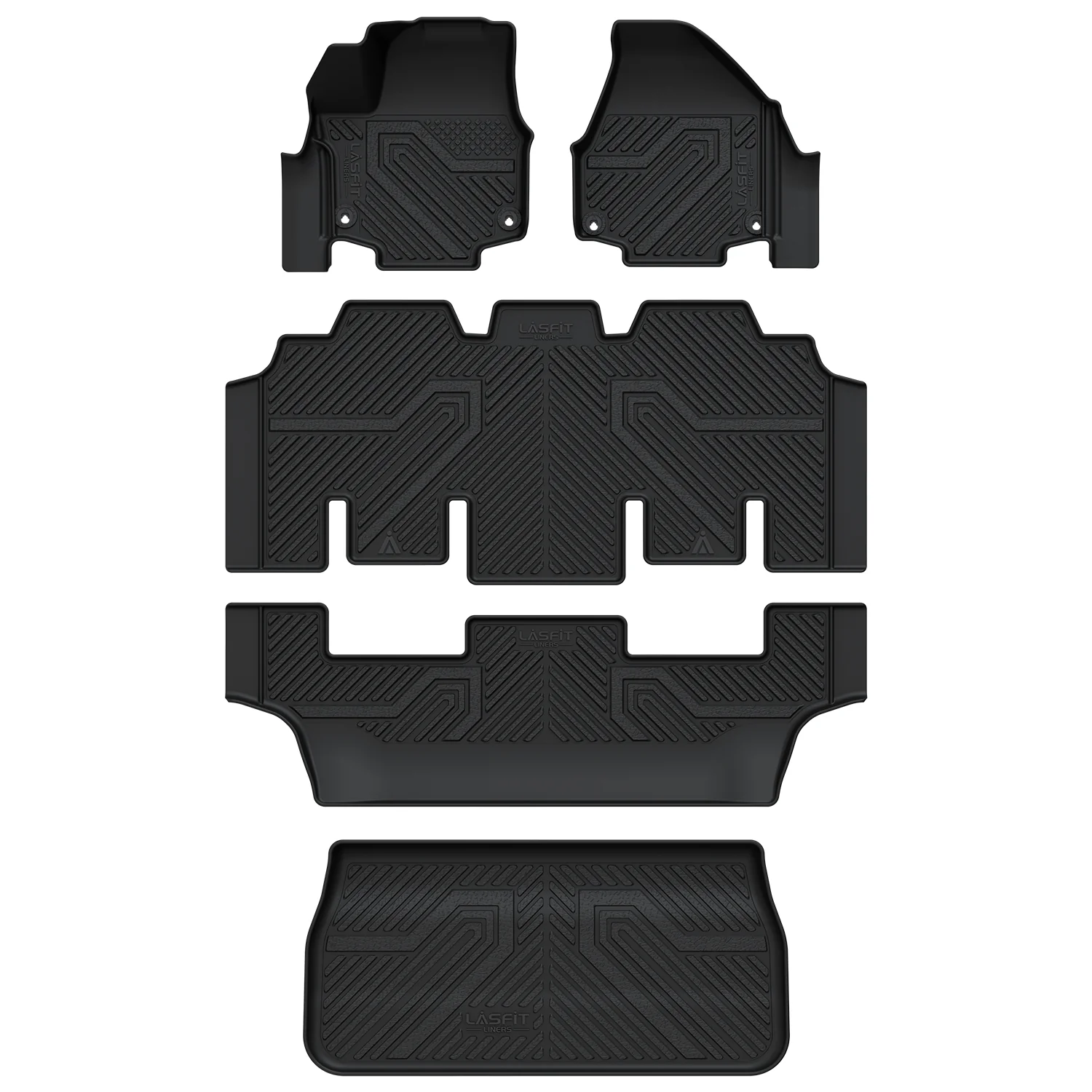 Fit for 2020-2026 Chrysler Voyager Floor Mats & Cargo Mat, Only Fit for Stow N'Go Bucket Seats
