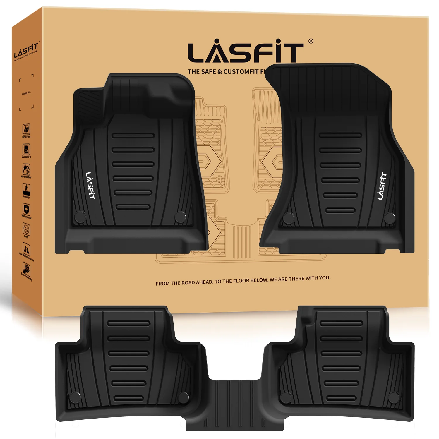 Fit for 2021-2025 Audi Q5 SQ5 Sportback Floor Mats or Cargo Mat, Don't Fit 2025 Audi Q5 New Body - Image 29