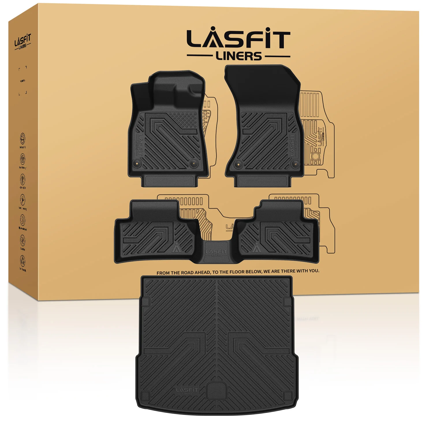 Fit for 2018-2025 Audi Q5 SQ5 Floor Mats or Cargo Mat, Don't Fit 2025 Audi Q5 New Body - Image 19