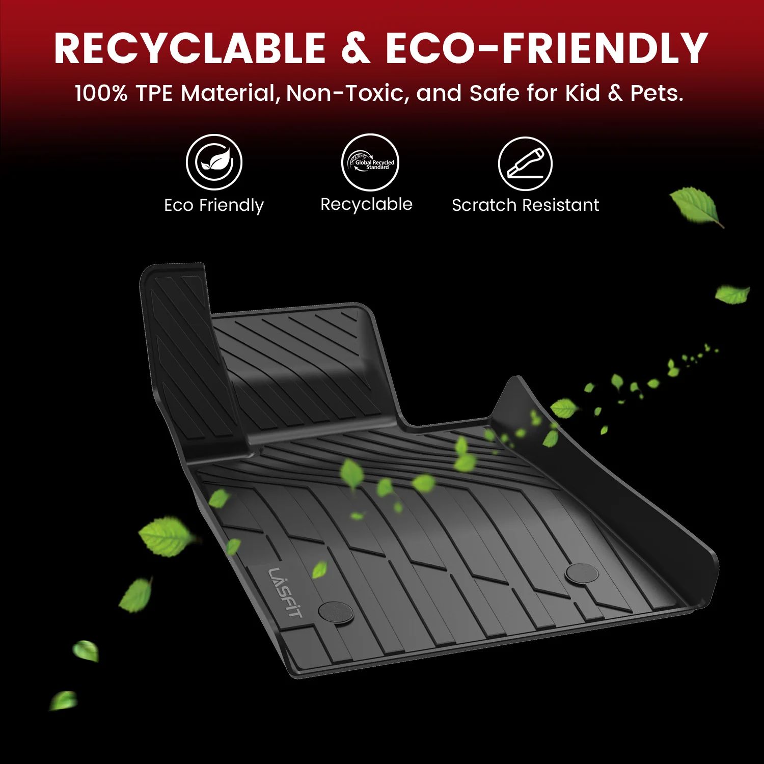 Fit for 2021–2026 GMC Yukon XL Floor & Cargo Mats Protection Set, Not Fit 9 Seats - Image 6