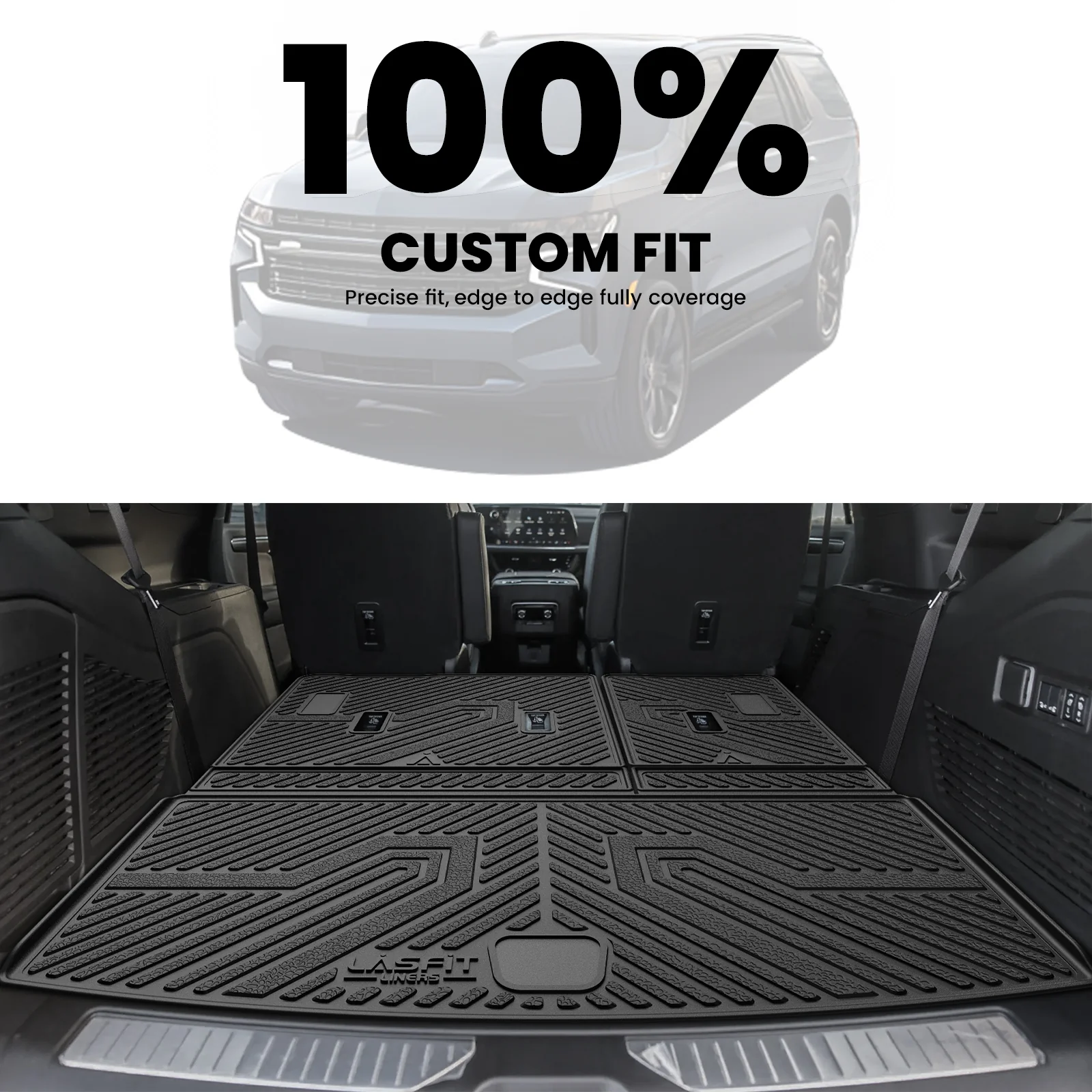 Fit for 2021-2026 GMC Yukon Floor Mats or Seatback & Cargo Mat, Not Fit Yukon XL - Image 29