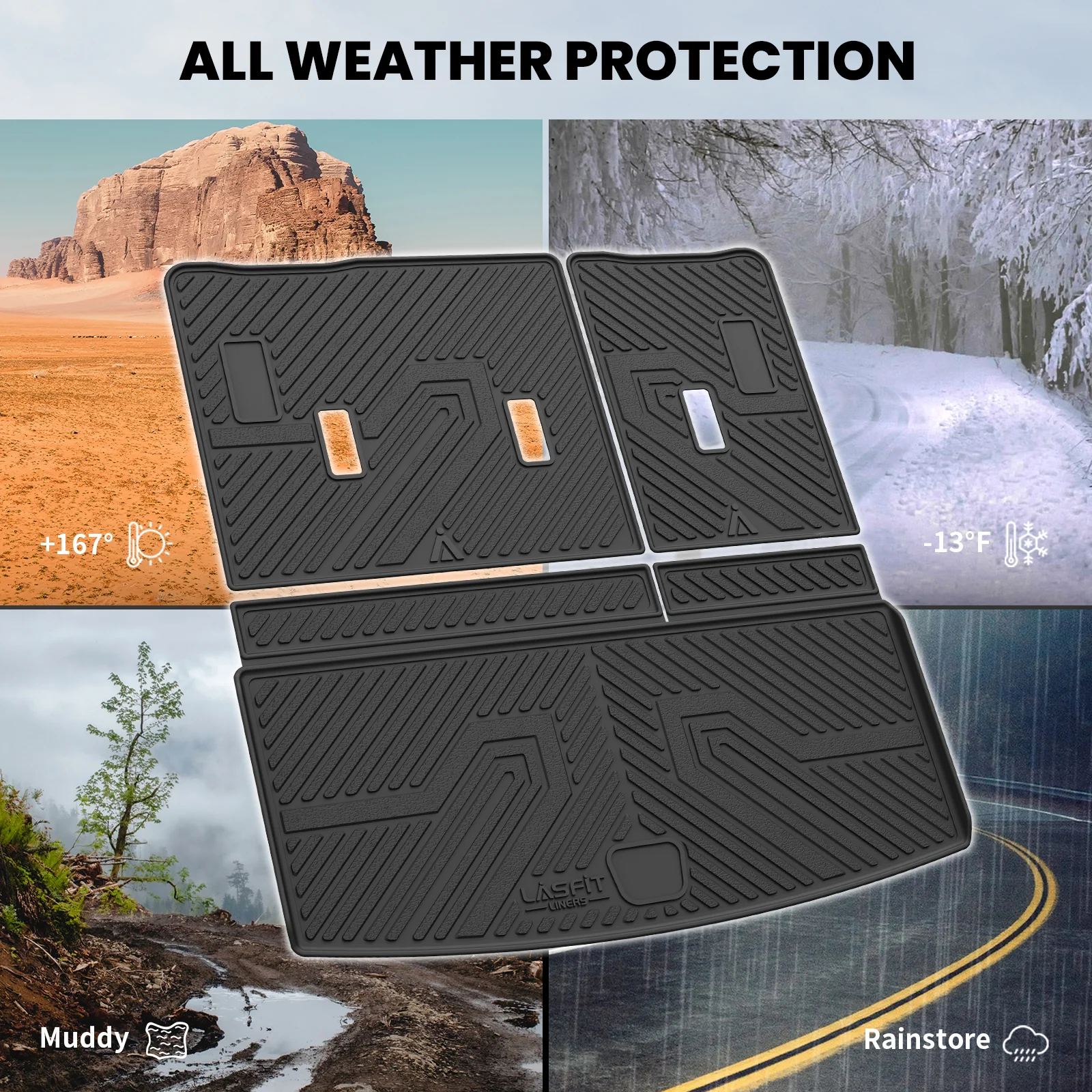 Fit for 2021-2026 GMC Yukon Floor Mats or Seatback & Cargo Mat, Not Fit Yukon XL - Image 30