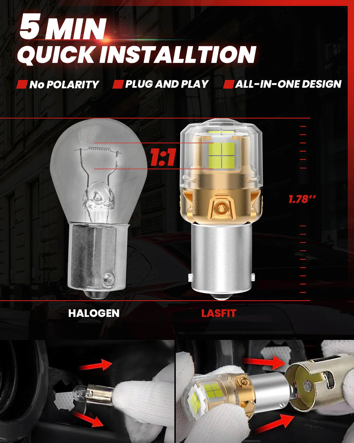Fit for 2022-2023 Hyundai Kona The Brightest LED Bulbs Upgrade | Tested and Verified - Image 8