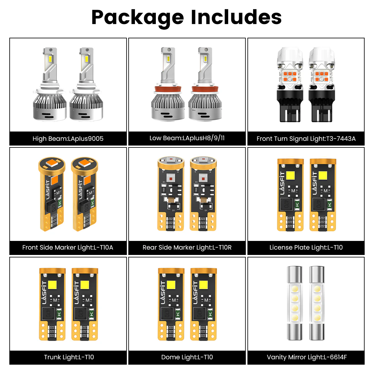 Fit for 2019-2025 Chevrolet Malibu LED Bulbs Upgrade | Tested and Verified - Image 17