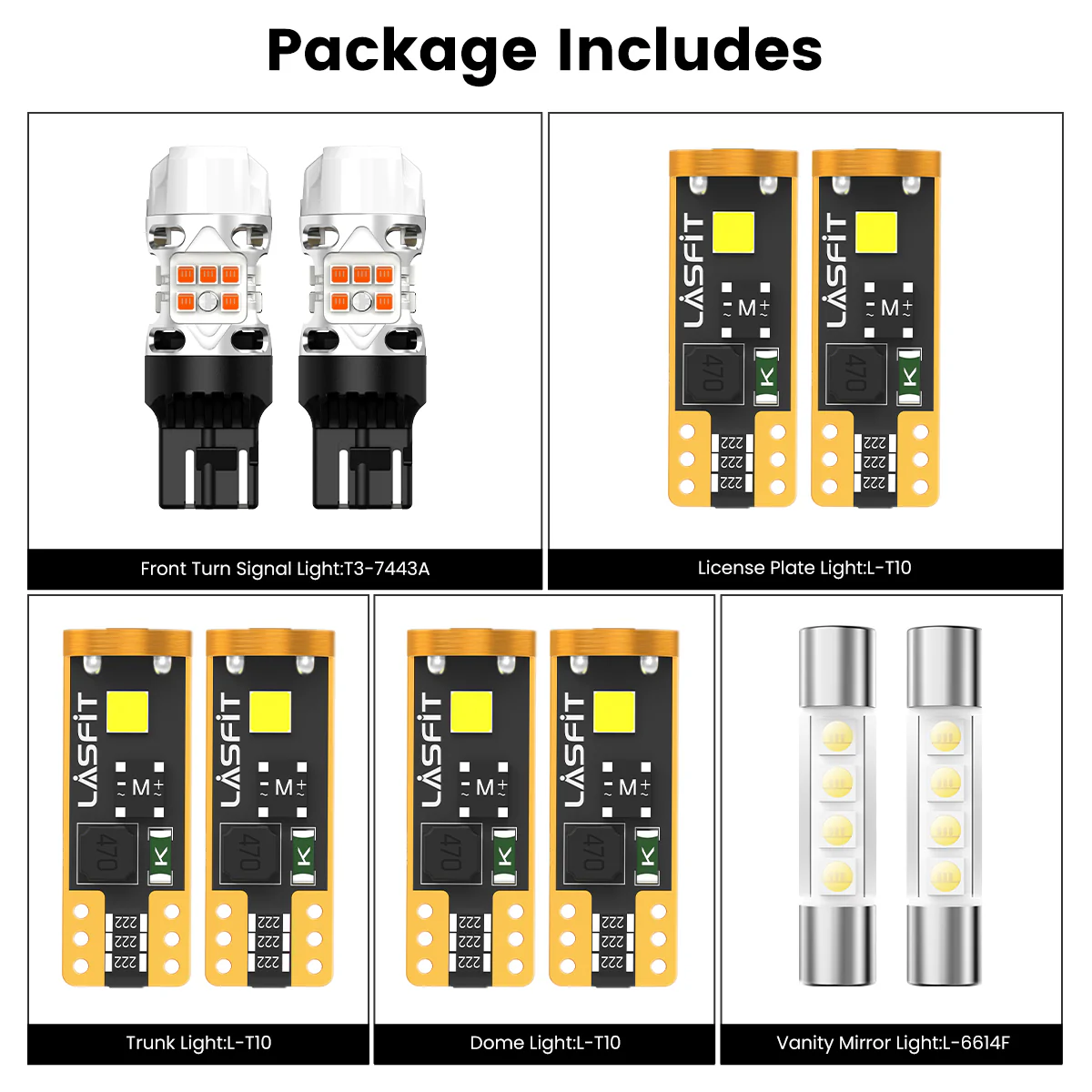 Fit for 2019-2025 Chevrolet Malibu LED Bulbs Upgrade | Tested and Verified - Image 59