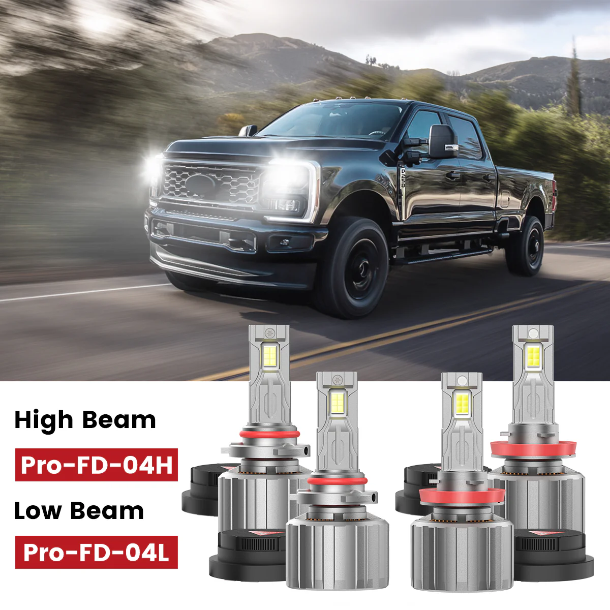 Custom Engineered for 2023-2026 Ford F-250 F-350 F-450 Super Duty XL XLT LED Bulbs Upgrade | Tested and Verified - Image 45