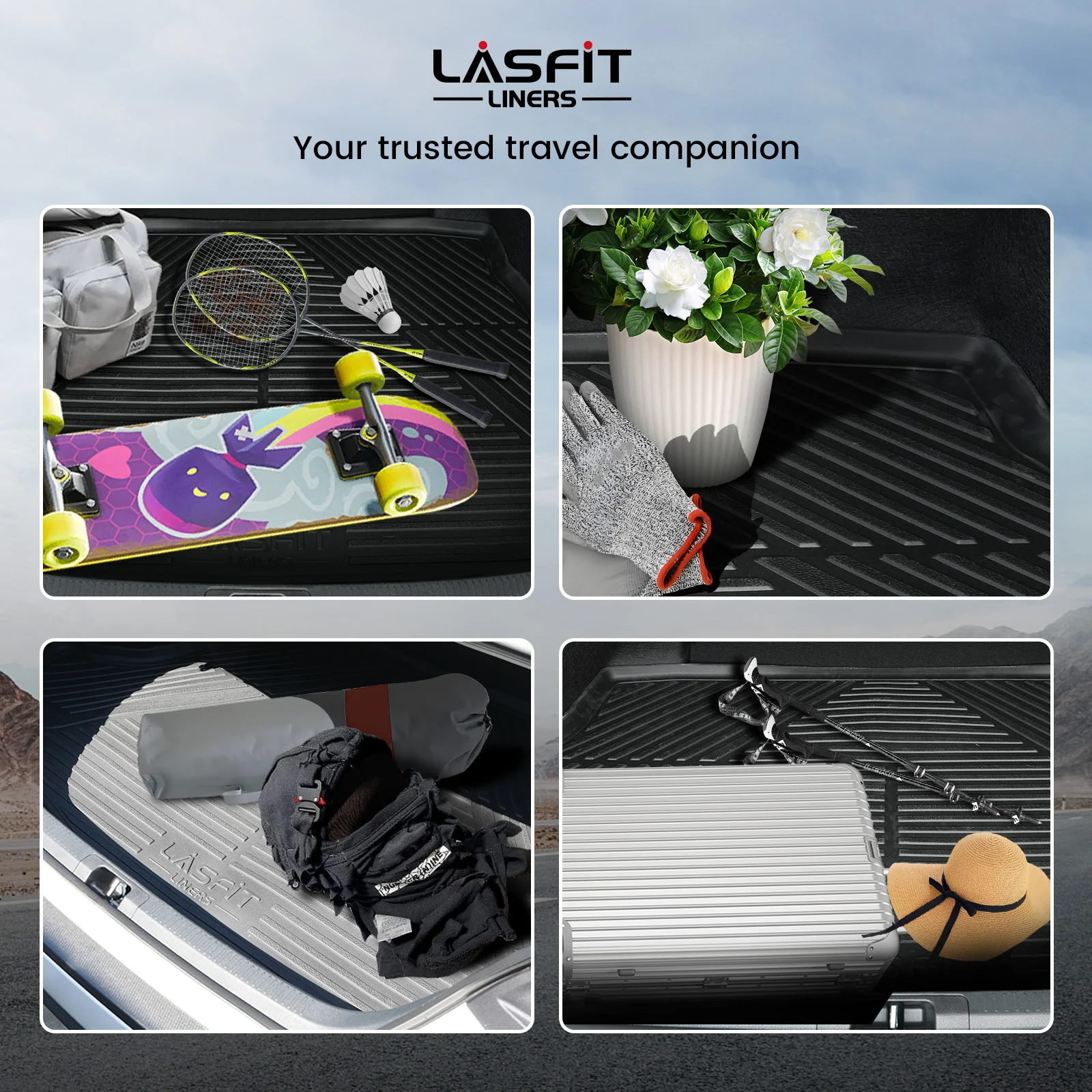 Fit for 2022-2025 Mitsubishi Outlander Floor Mats or Seatback & Cargo Mats, Not Fit PHEV or Sport Models - Image 16