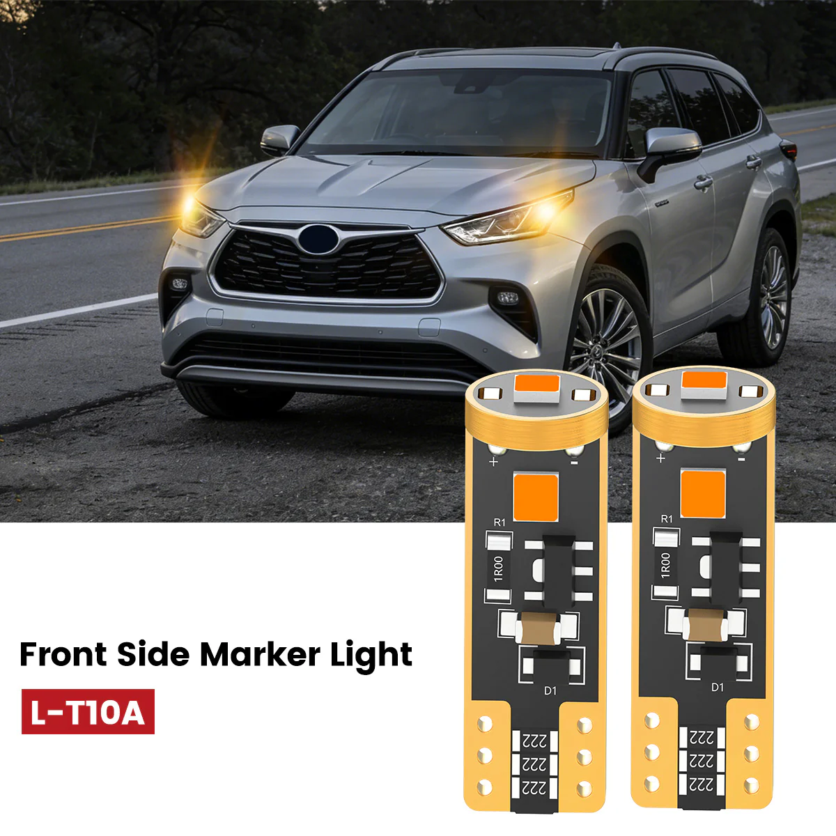 Fit for 2020-2026 Toyota Highlander LED Bulbs Exterior Lights - Image 19