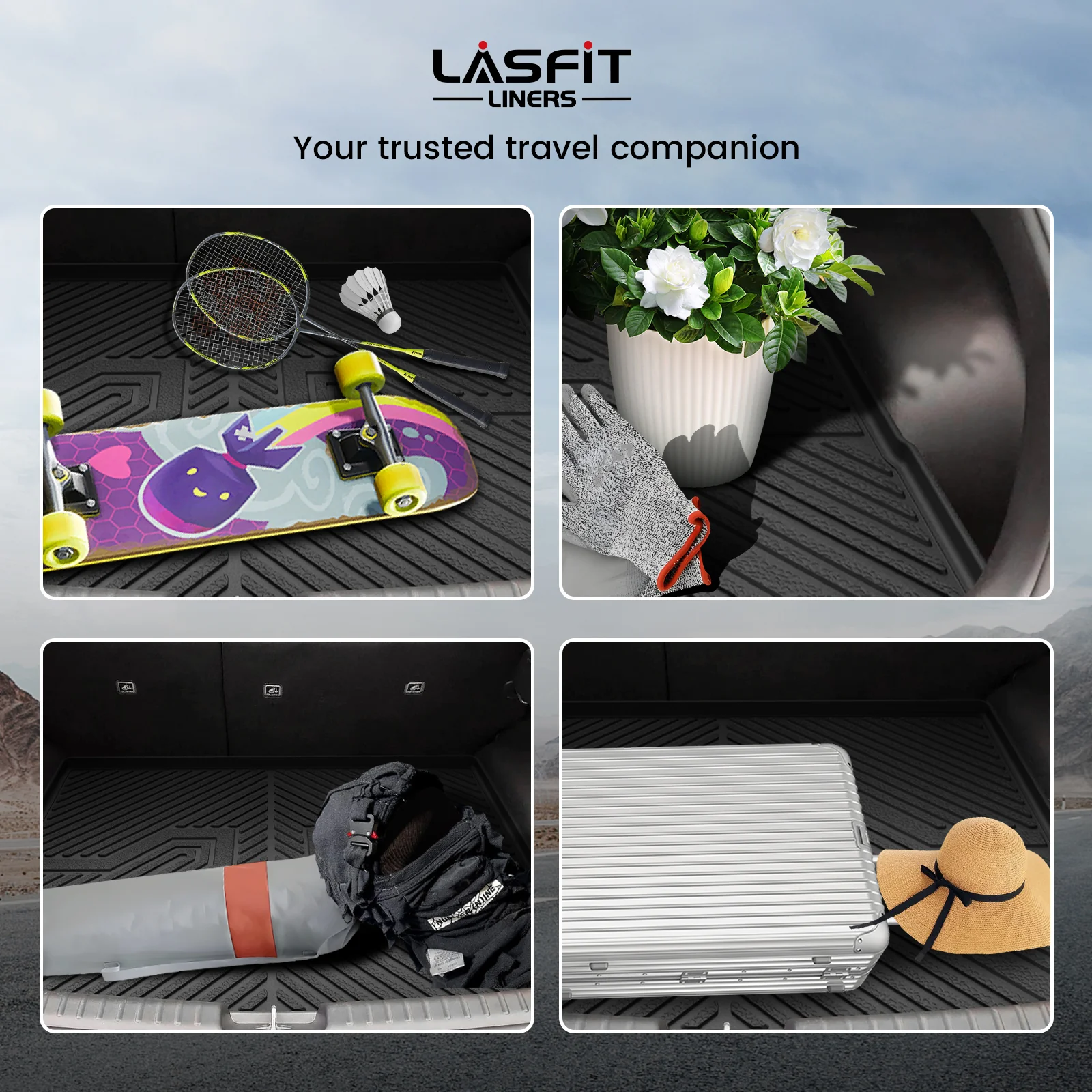 Fit for 2023-2025 Kia Niro EV Floor Mats or Cargo Mat, Not Fit PHEV or Without Optional Dual Level Cargo Board - Image 16