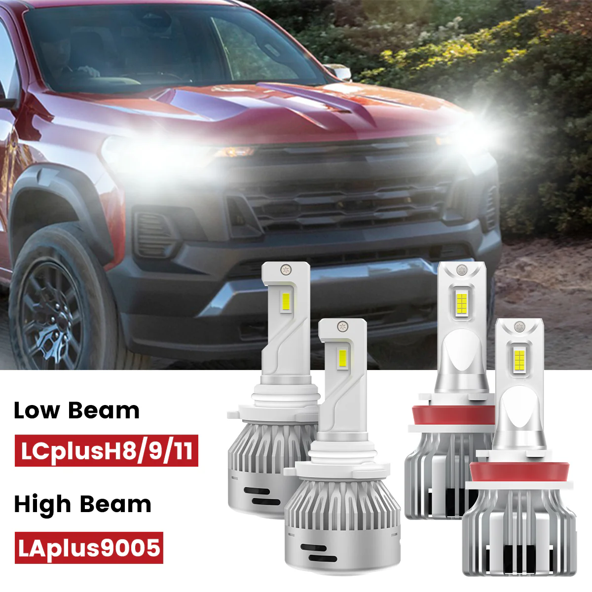 Fit for 2023-2026 Chevrolet Colorado LED Bulbs Upgrade | Tested and Verified - Image 37