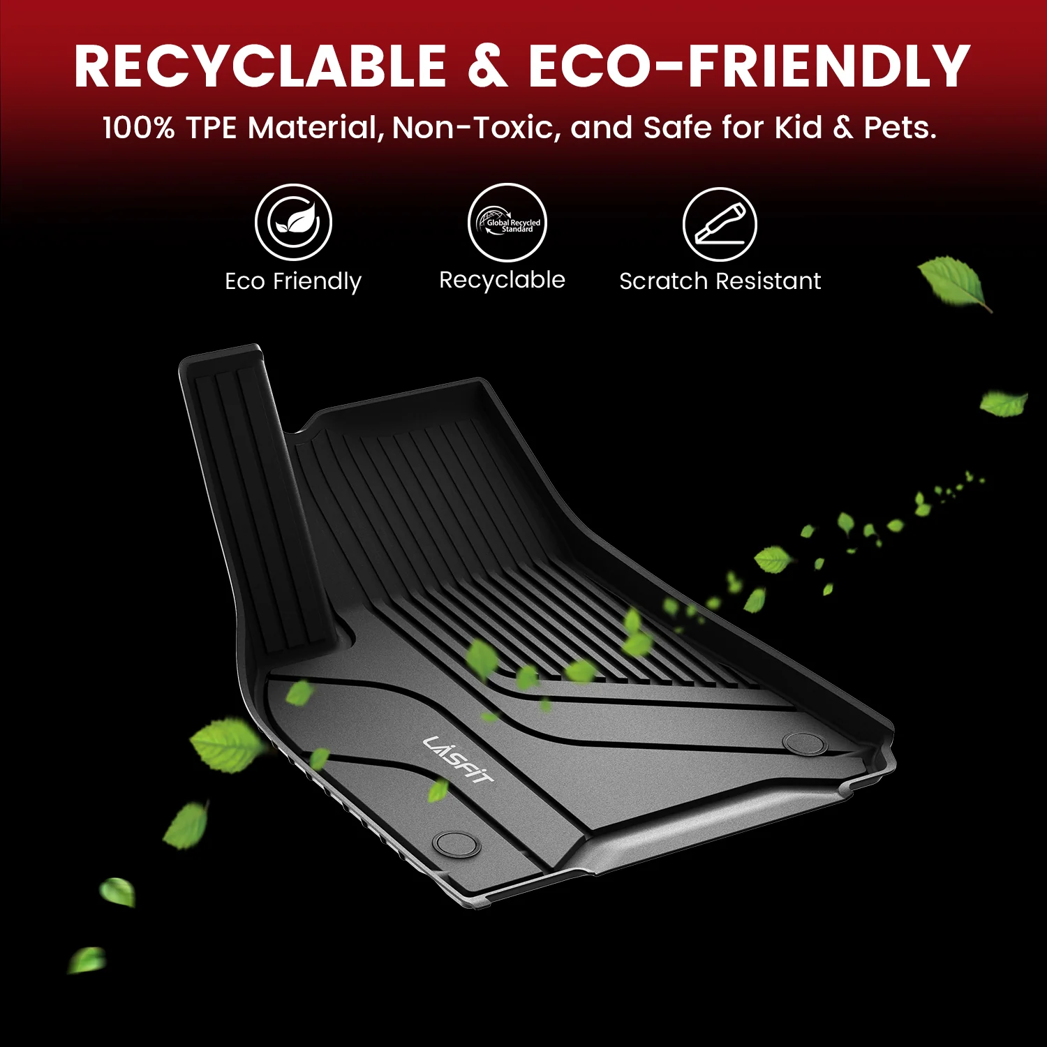 Fit for 2020-2025 Tesla Model Y Custom TPE Floor Mats or Cargo Mat - Image 23