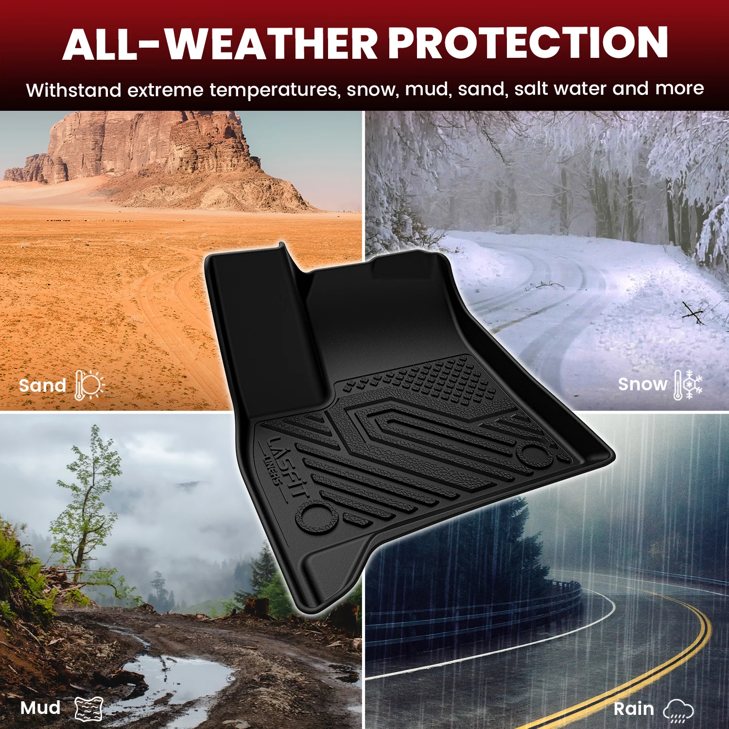 Fit for 2024-2026 GMC Acadia Floor Mats or Seatback & Cargo Mat - Image 5