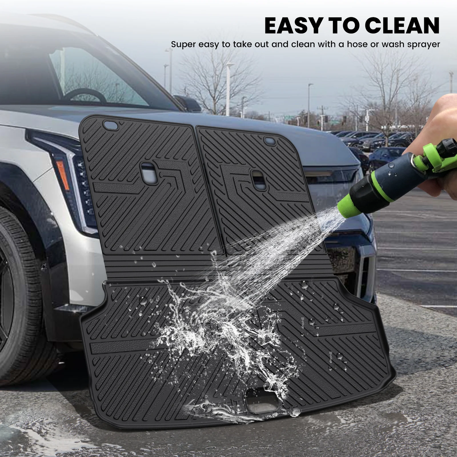 Fit for 2024-2026 Kia EV9 Floor Mats or Seatback & Cargo Mat - Image 14